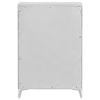 Cassia 5-drawer Bedroom Chest of Drawers White High Gloss