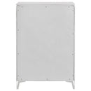 Cassia 5-drawer Bedroom Chest of Drawers White High Gloss