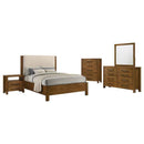 Adderley 5-piece California King Bedroom Set Warm Brown - Home & Sleep Outlet