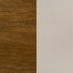 Home & Sleep Outlet - Adderley Queen Wood Panel Bed Cream and Warm Brown