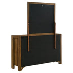 Home & Sleep Outlet - Adderley 8-drawer Bedroom Dresser and Mirror Warm Brown