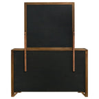 Home & Sleep Outlet - Adderley 8-drawer Bedroom Dresser and Mirror Warm Brown