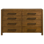 Home & Sleep Outlet - Adderley 8-drawer Bedroom Dresser Cabinet Warm Brown