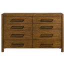 Adderley 8-drawer Bedroom Dresser Cabinet Warm Brown - Home & Sleep Outlet