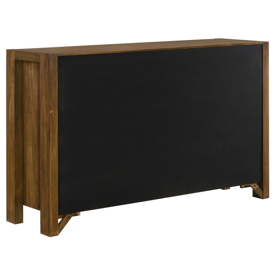 Home & Sleep Outlet - Adderley 8-drawer Bedroom Dresser Cabinet Warm Brown