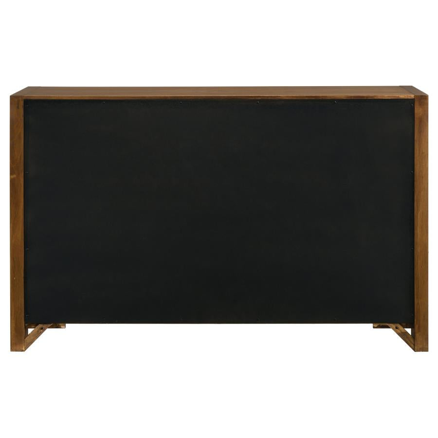 Home & Sleep Outlet - Adderley 8-drawer Bedroom Dresser Cabinet Warm Brown