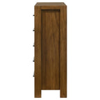 Home & Sleep Outlet - Adderley 5-drawer Bedroom Chest of Drawers Warm Brown