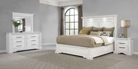 McKinney 4-piece Eastern King Bedroom Set Vintage White - Home & Sleep Outlet