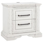 Mckinney 4-piece Eastern King Bedroom Set Vintage White