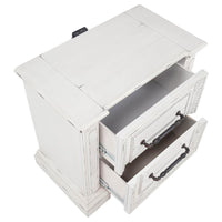McKinney 4-piece California King Bedroom Set Vintage White - Home & Sleep Outlet
