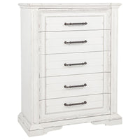McKinney 5-piece California King Bedroom Set Vintage White - Home & Sleep Outlet