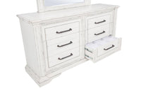 McKinney 5-piece California King Bedroom Set Vintage White - Home & Sleep Outlet