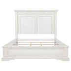 McKinney California King LED Light Panel Bed Vintage White
