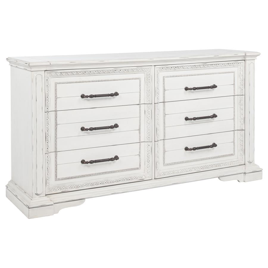 Mckinney 4-piece Queen Bedroom Set Vintage White