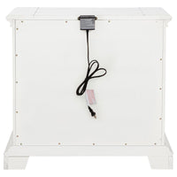 McKinney 2-drawer Nightstand with Dual USB Vintage White - Home & Sleep Outlet