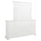 Home & Sleep Outlet - McKinney 6-drawer Bedroom Dresser with Mirror Vintage White