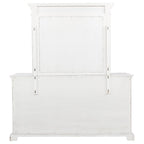 Home & Sleep Outlet - McKinney 6-drawer Bedroom Dresser with Mirror Vintage White