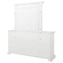 McKinney 6-drawer Bedroom Dresser with Mirror Vintage White - Home & Sleep Outlet