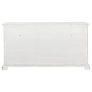 McKinney 6-drawer Bedroom Dresser Cabinet Vintage White - Home & Sleep Outlet