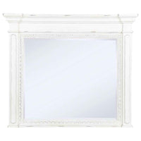 McKinney Dresser Mirror Vintage White - Home & Sleep Outlet