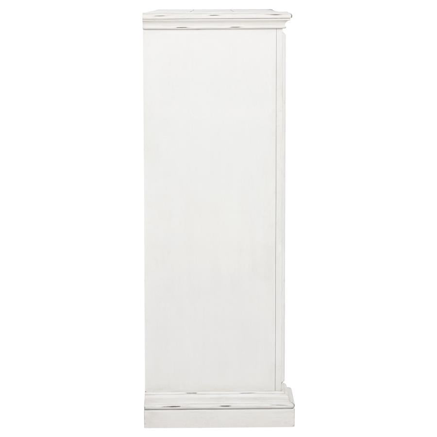 McKinney 5-drawer Bedroom Chest of Drawers Vintage White - Home & Sleep Outlet