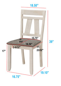 MARIBELLE 2158CG-5P (6-Piece Dining Set)