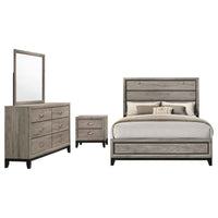 Valen Four-piece Full Bedroom Set Light Taupe - Home & Sleep Outlet