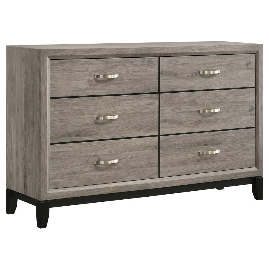 Home & Sleep Outlet - Watson Four-piece Full Bedroom Set Light Taupe