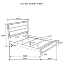Valen Four-piece Full Bedroom Set Light Taupe - Home & Sleep Outlet
