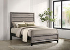Home & Sleep Outlet - Watson Wood Full Panel Bed Light Taupe