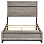 Home & Sleep Outlet - Watson Wood Full Panel Bed Light Taupe