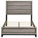 Valen Wood Full Panel Bed Light Taupe - Home & Sleep Outlet