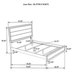 Home & Sleep Outlet - Watson Wood Full Panel Bed Light Taupe