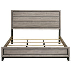 Home & Sleep Outlet - Watson Wood Eastern King Panel Bed Light Taupe