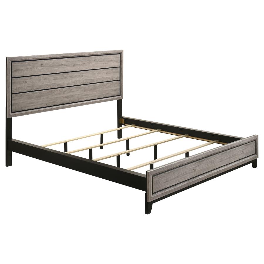 Home & Sleep Outlet - Watson Four-piece California King Bedroom Set Light Taupe