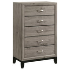 Home & Sleep Outlet - Watson Five-piece California King Bedroom Set Light Taupe