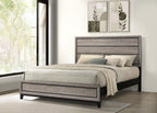 Home & Sleep Outlet - Watson Wood California King Panel Bed Light Taupe