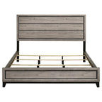 Home & Sleep Outlet - Watson Wood California King Panel Bed Light Taupe