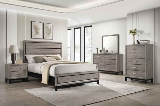 Valen Five-piece Queen Bedroom Set Light Taupe