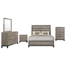 Valen Five-piece Queen Bedroom Set Light Taupe - Home & Sleep Outlet