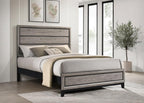 Home & Sleep Outlet - Watson Wood Queen Panel Bed Light Taupe