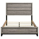 Valen Wood Queen Panel Bed Light Taupe - Home & Sleep Outlet