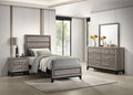 Home & Sleep Outlet - Watson Four-piece Twin Bedroom Set Light Taupe