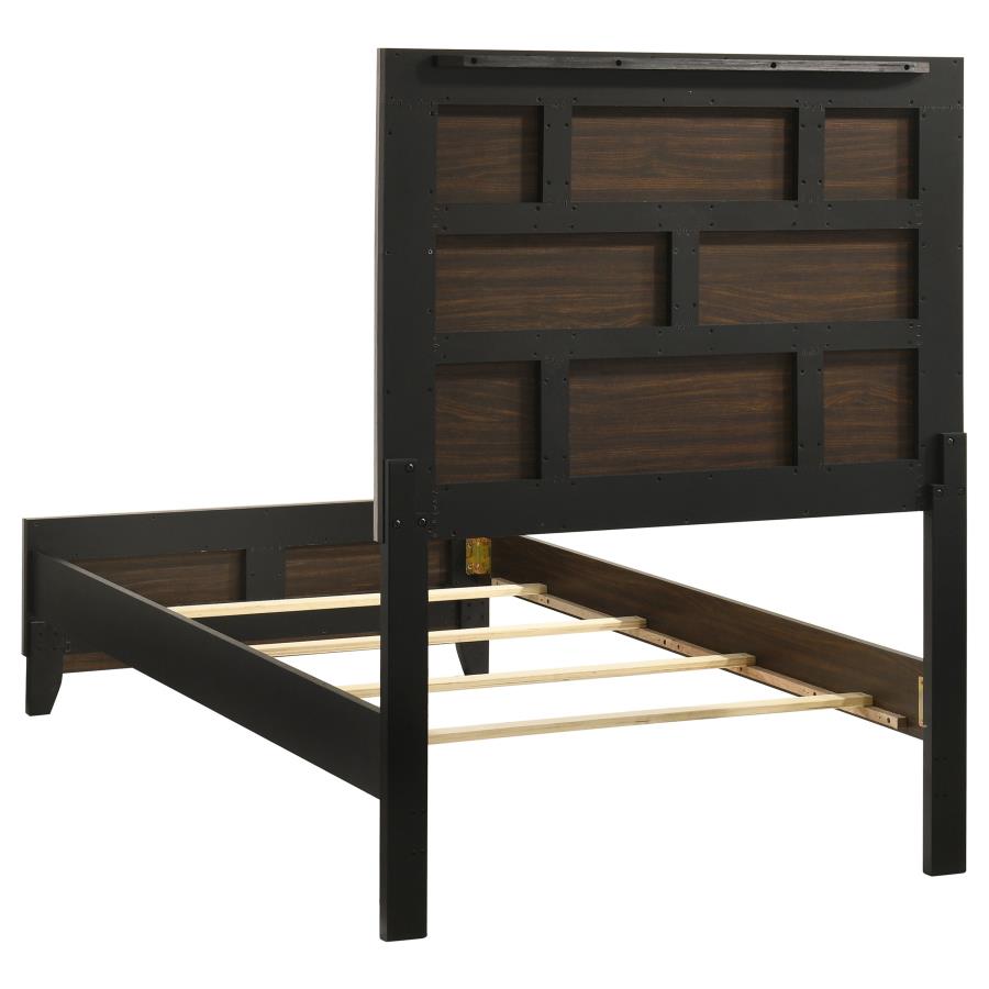 Home & Sleep Outlet - Watson Four-piece Twin Bedroom Set Light Taupe