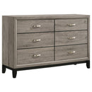 Valen Five-piece Twin Bedroom Set Light Taupe