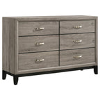 Home & Sleep Outlet - Watson Five-piece Twin Bedroom Set Light Taupe