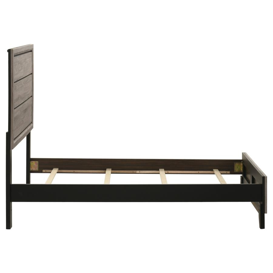 Home & Sleep Outlet - Watson Wood Twin Panel Bed Light Taupe