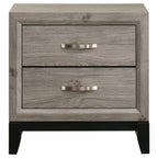 Home & Sleep Outlet - Watson 2-drawer Nightstand Bedside Table Light Taupe