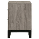 Valen 2-drawer Nightstand Bedside Table Light Taupe