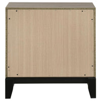 Valen 2-drawer Nightstand Bedside Table Light Taupe